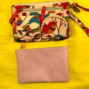 Lily Bloom bundle Wristlet and Ipsy make bag